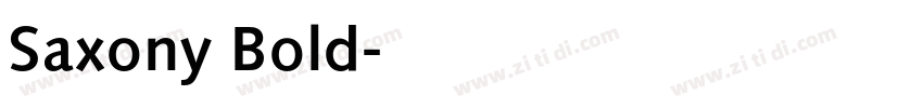 Saxony Bold字体转换